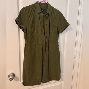 J. Crew Olive Green Dress (Belt included)
